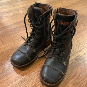 Harley Davidson black boots